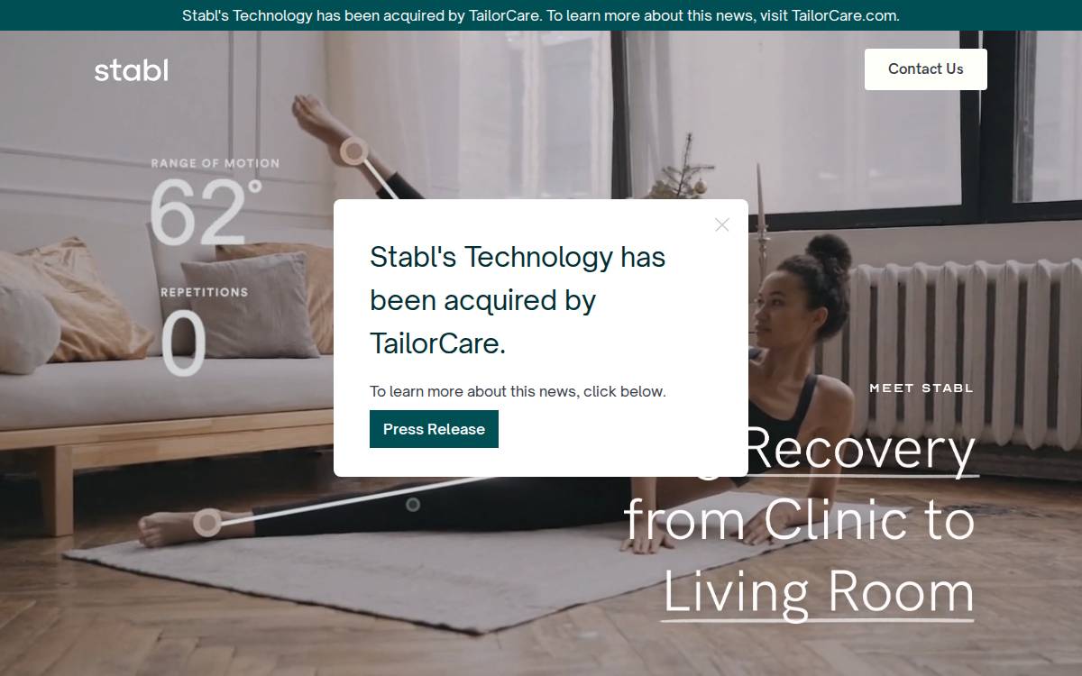 Stabl website preview