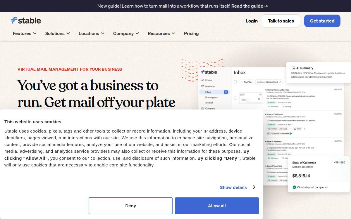 Stable website preview