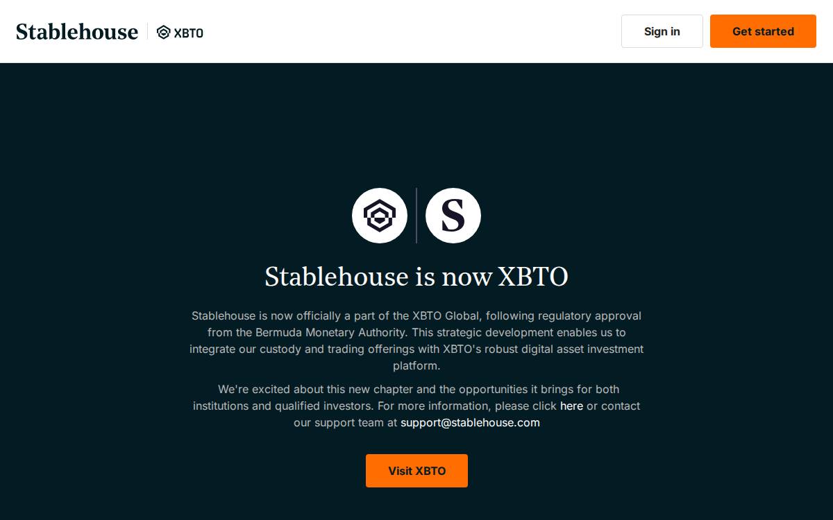Stablehouse website preview