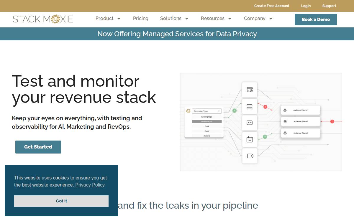 Stack Moxie website preview