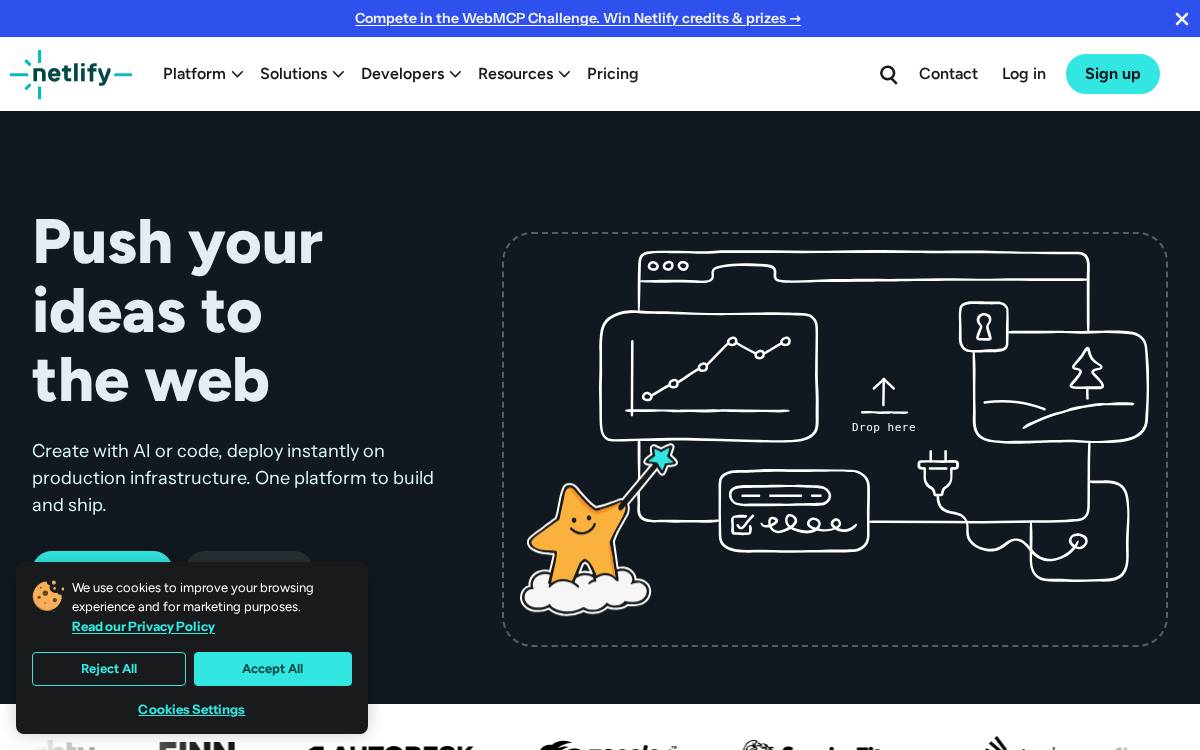Stackbit website preview