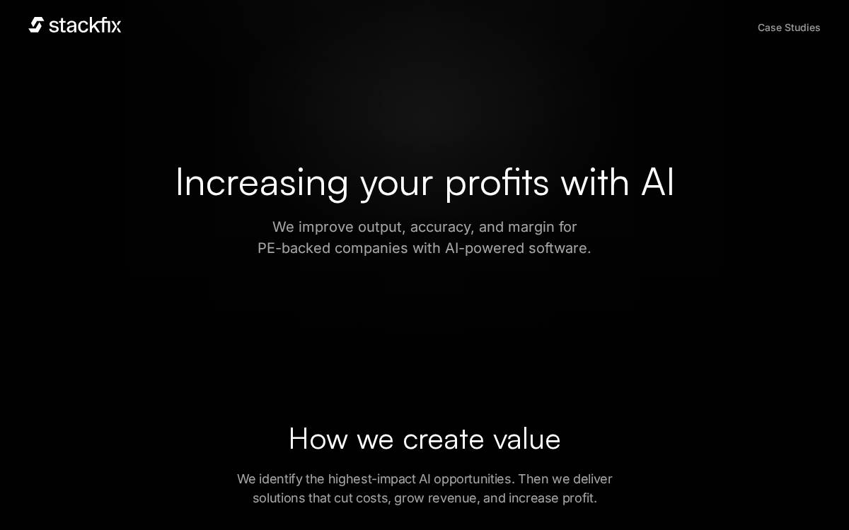 Stackfix website preview