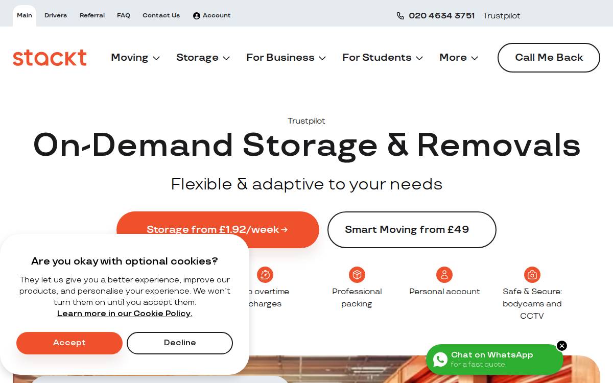 STACKT website preview