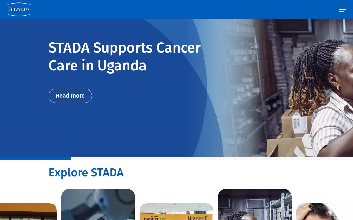 Stada website preview