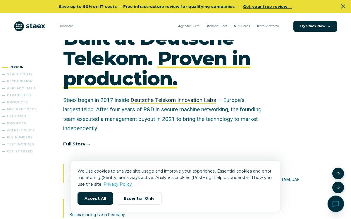 Staex GmbH website preview