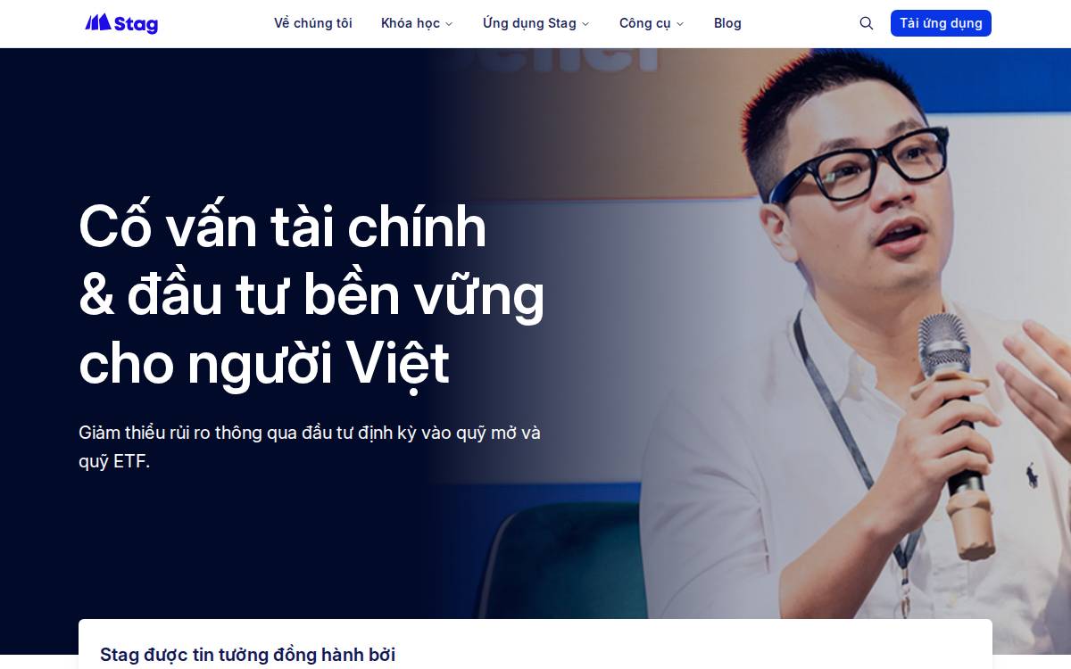 Stag website preview