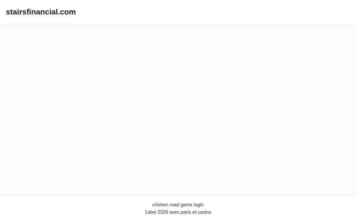 Stairs Financial website preview