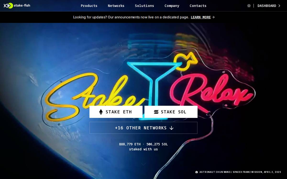 Stake website preview
