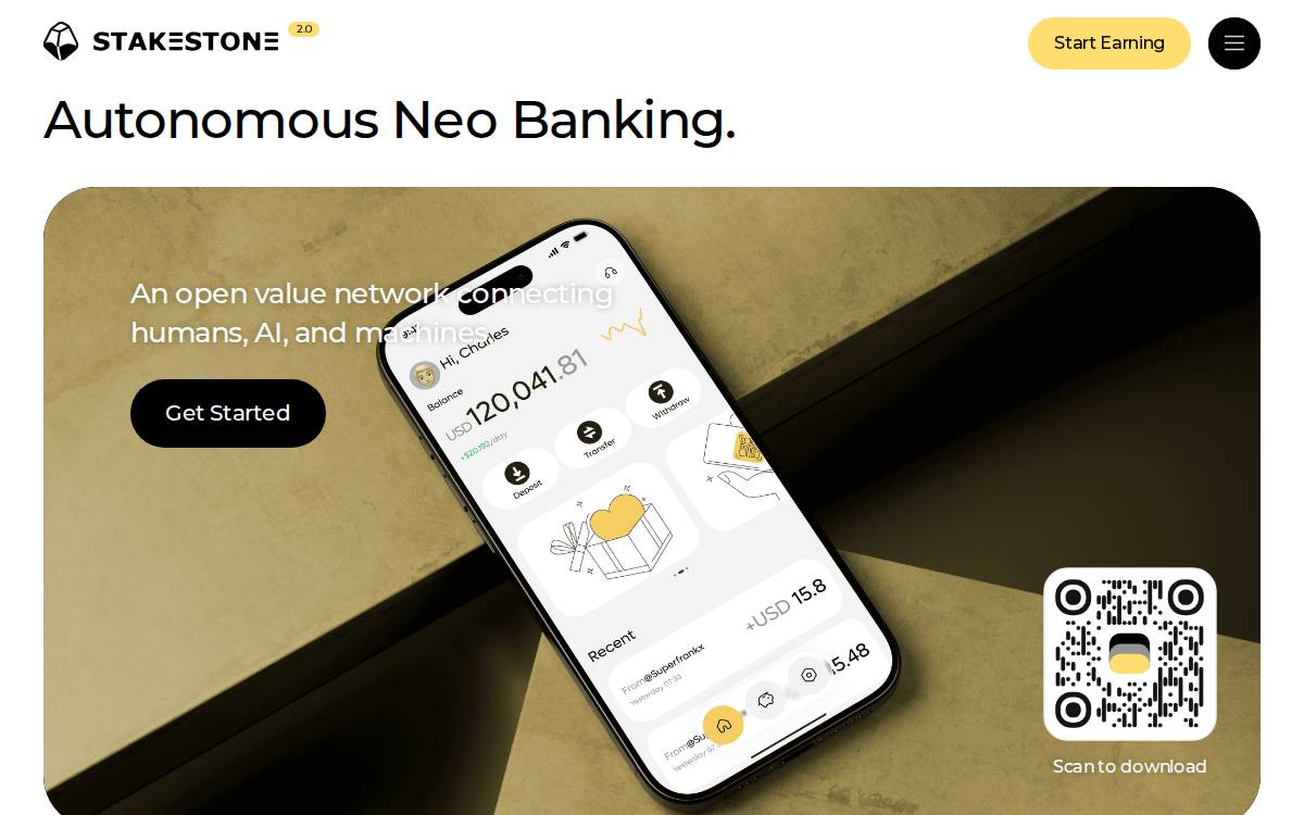 StakeStone website preview