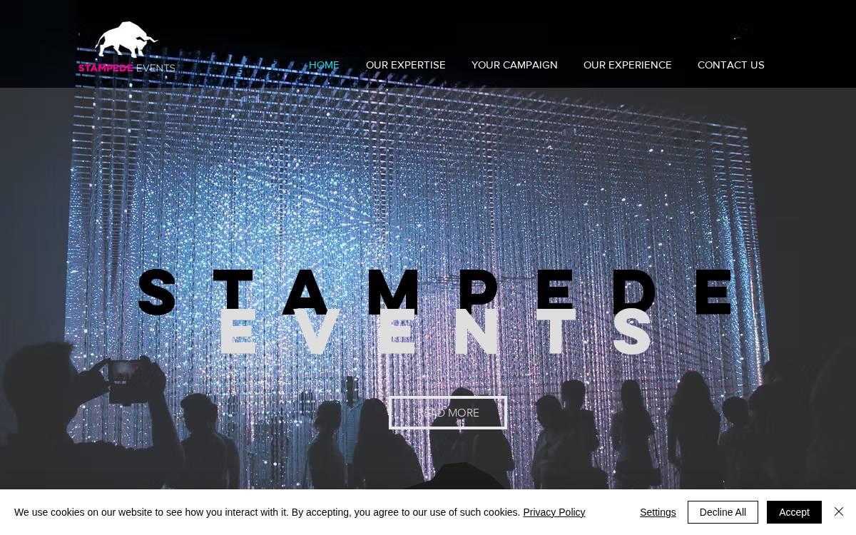 Stampede website preview