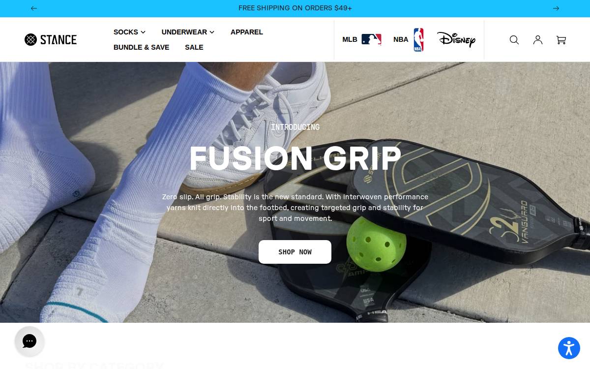 Stance website preview
