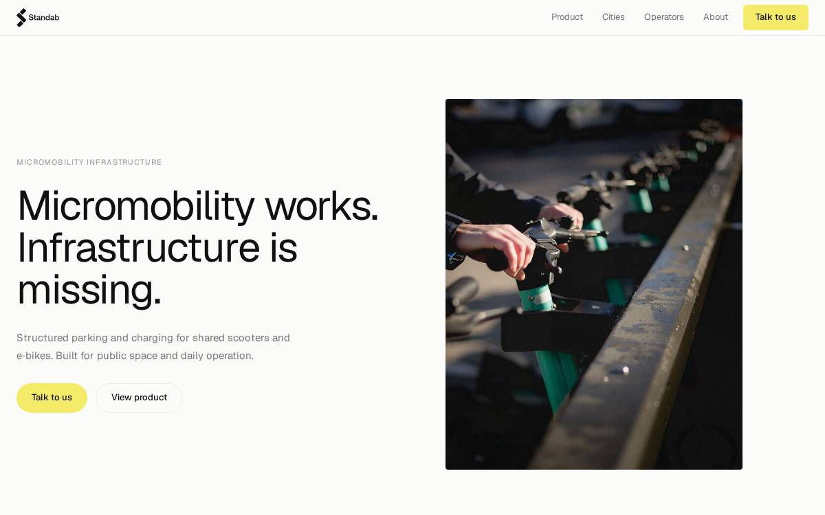 Standab website preview