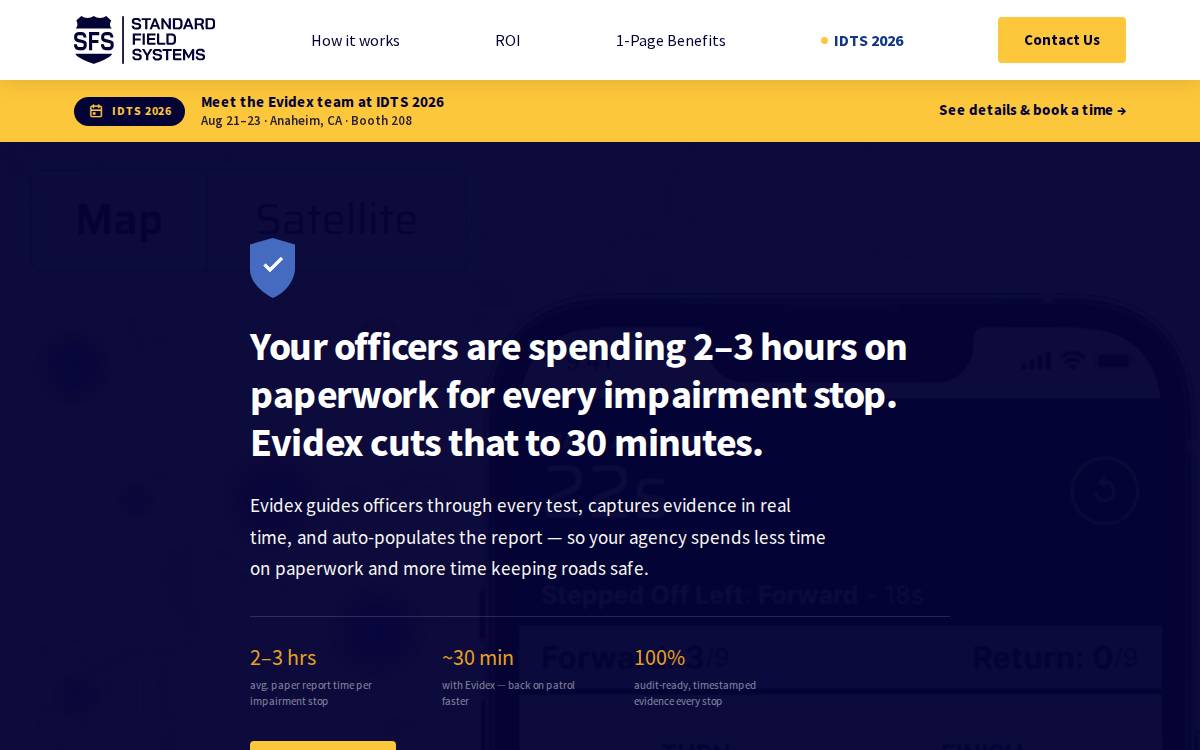 Standard Field Systems website preview