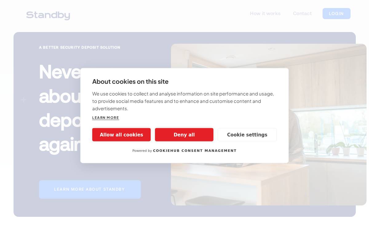 Standby website preview