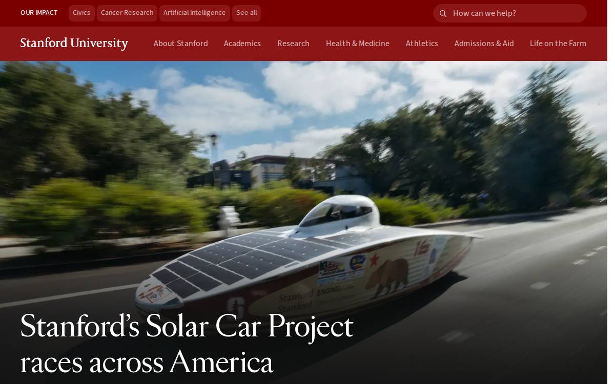 Stanford blockchain website preview