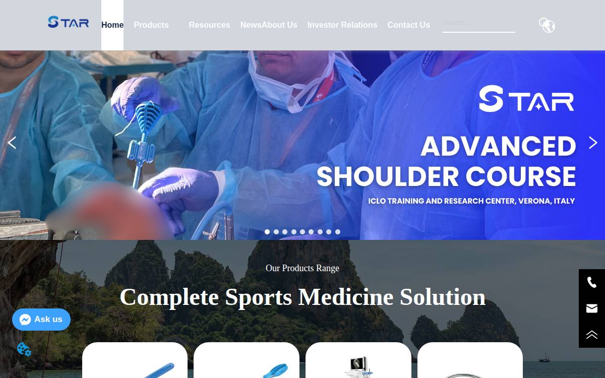 Star Sportsmed website preview