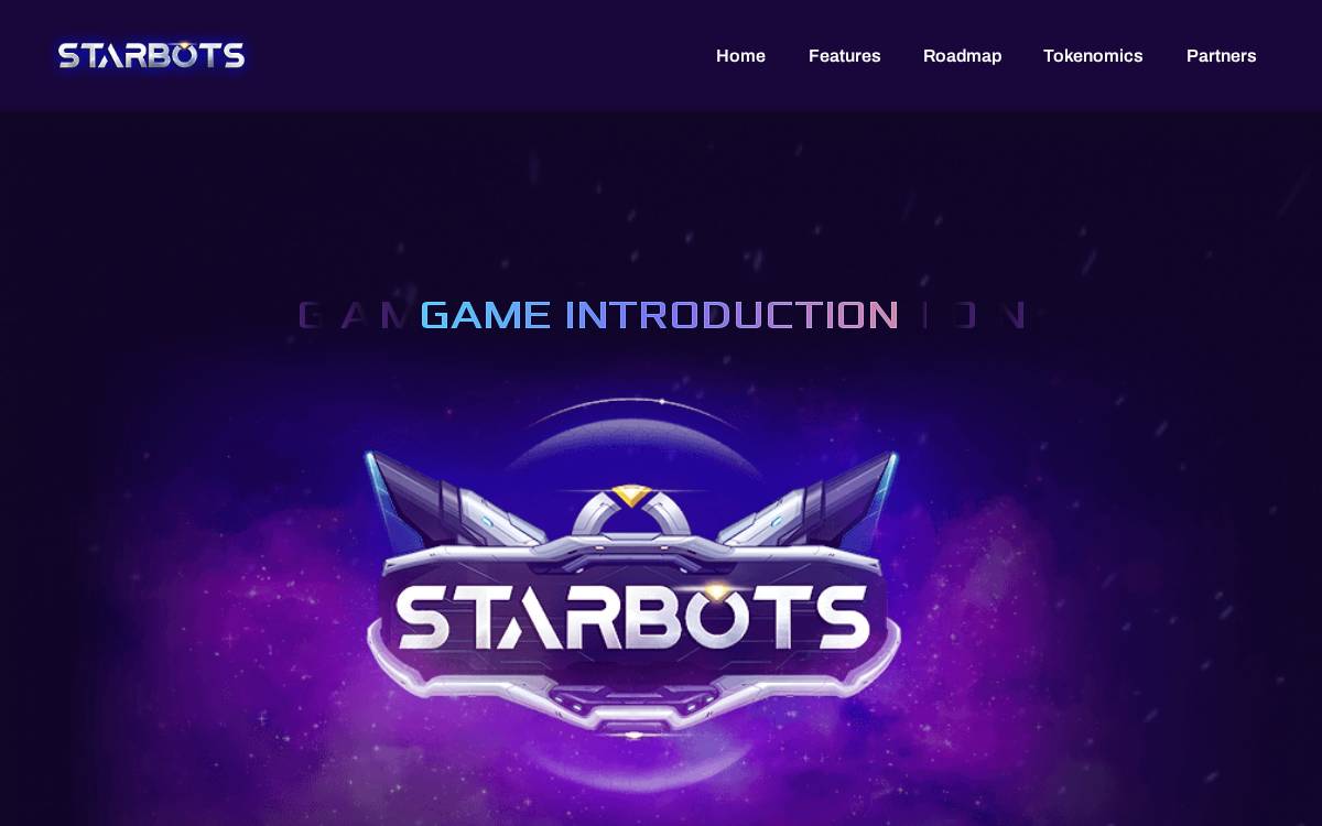 Starbots website preview