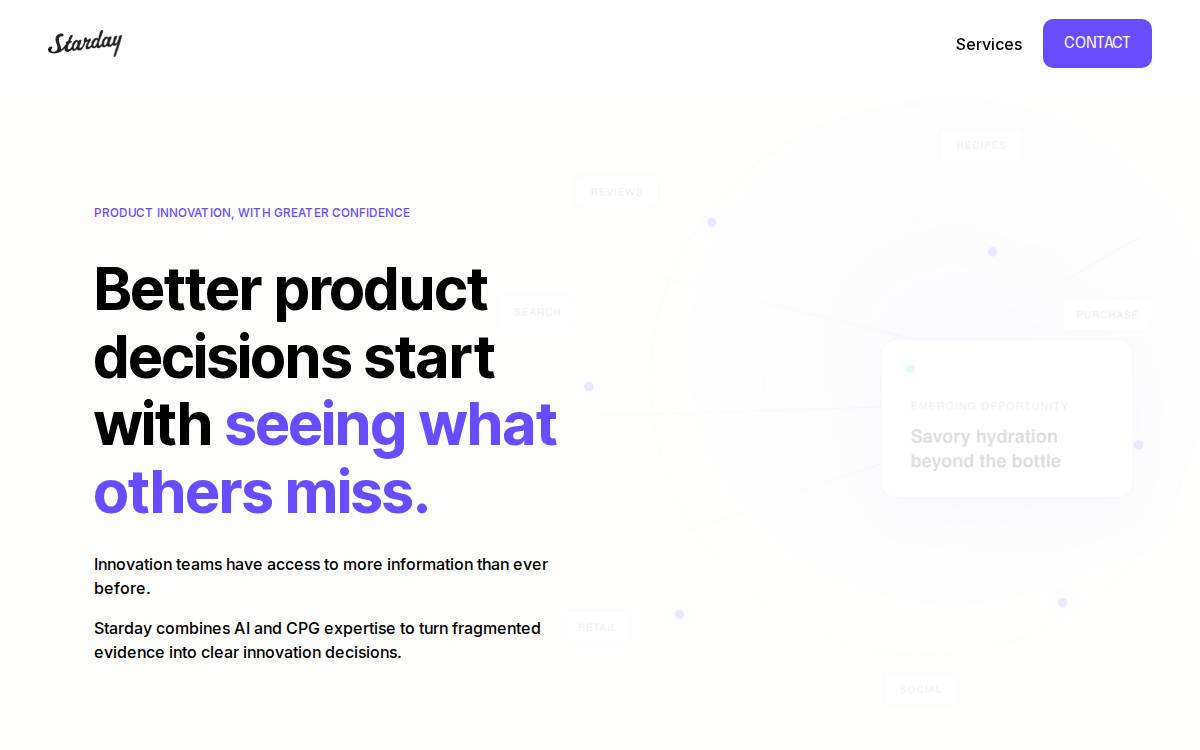 Starday website preview