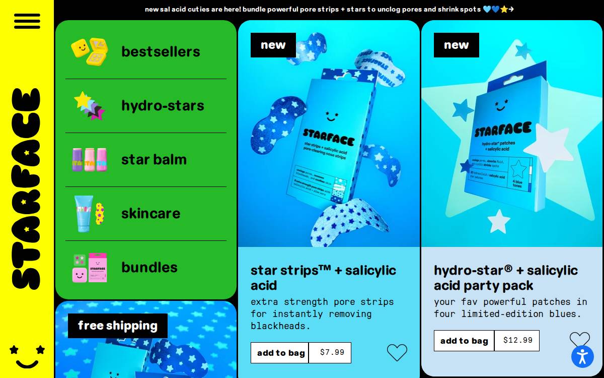 Starface website preview