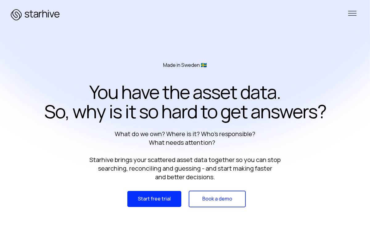 Starhive website preview
