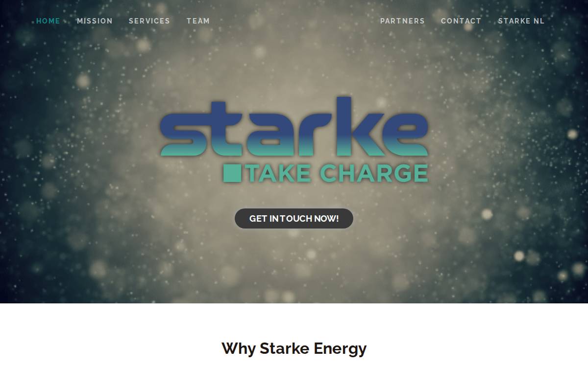Starke Energy website preview