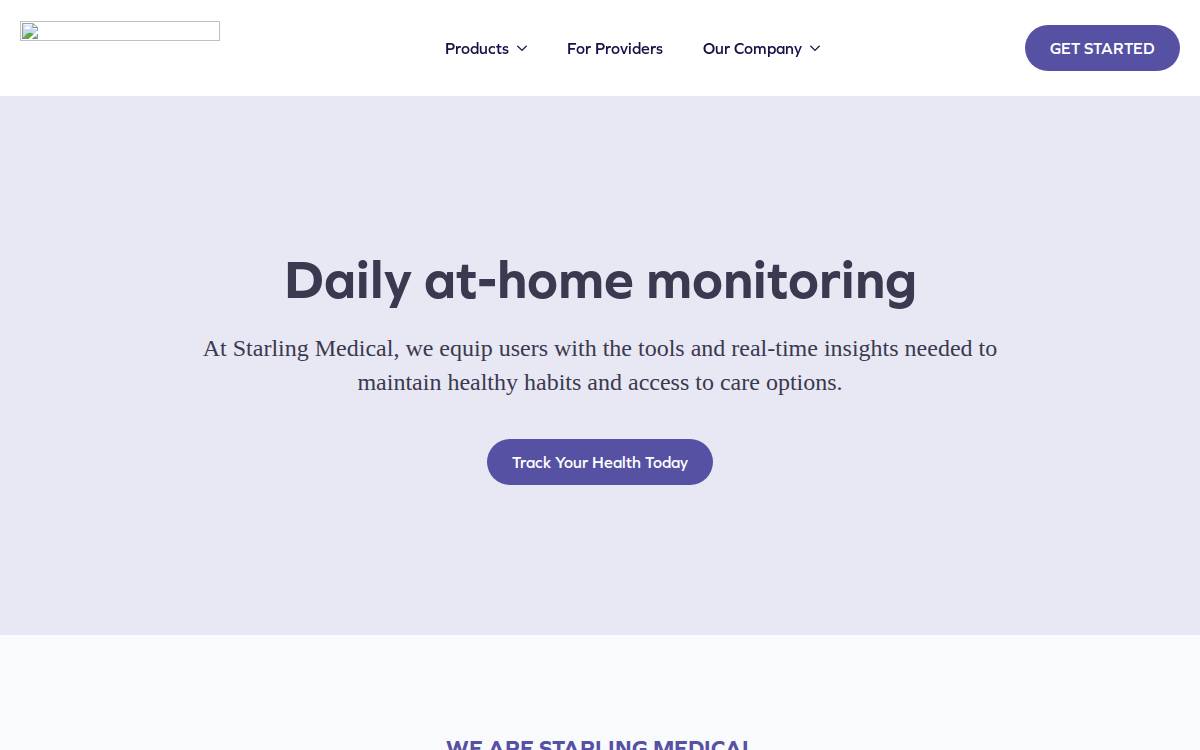 Starling website preview