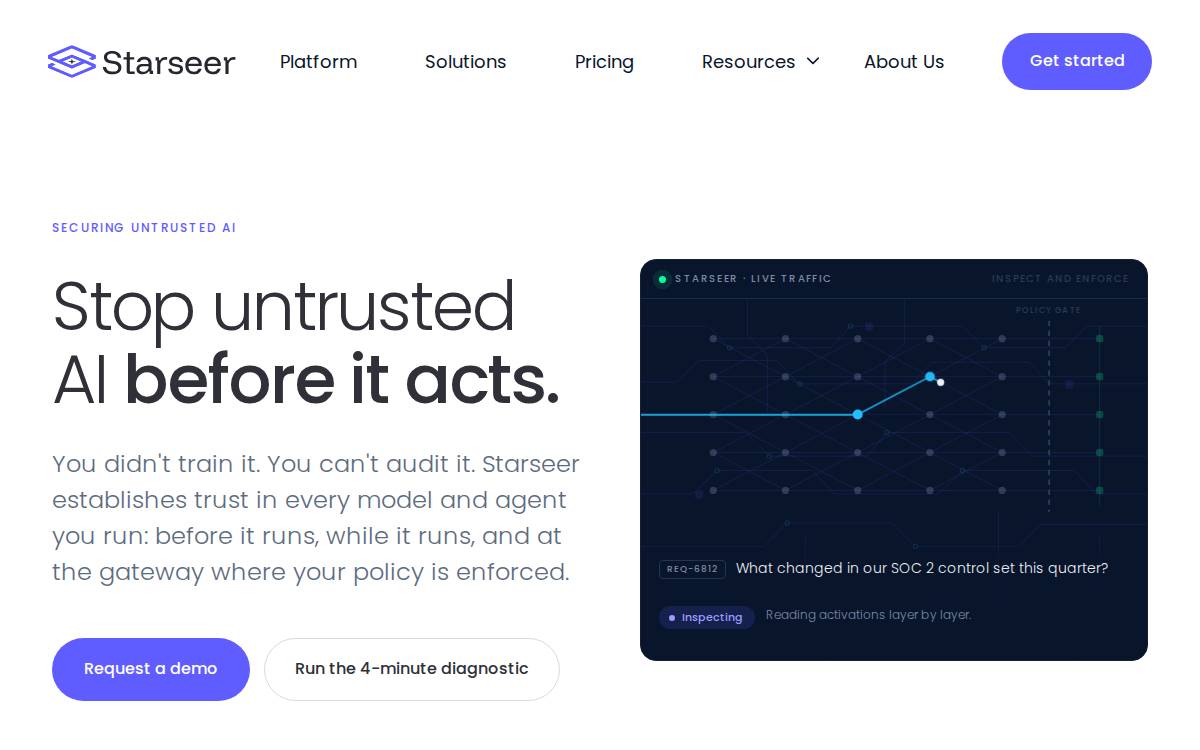 Starseer website preview