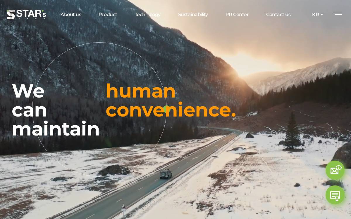 STARSTECH website preview