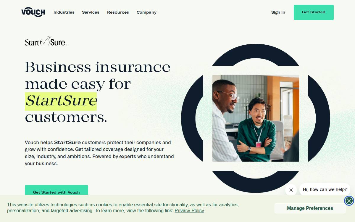 StartSure website preview