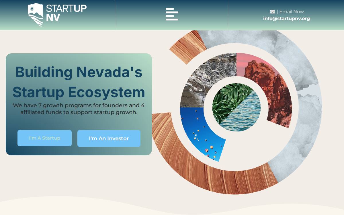 Startupnv website preview