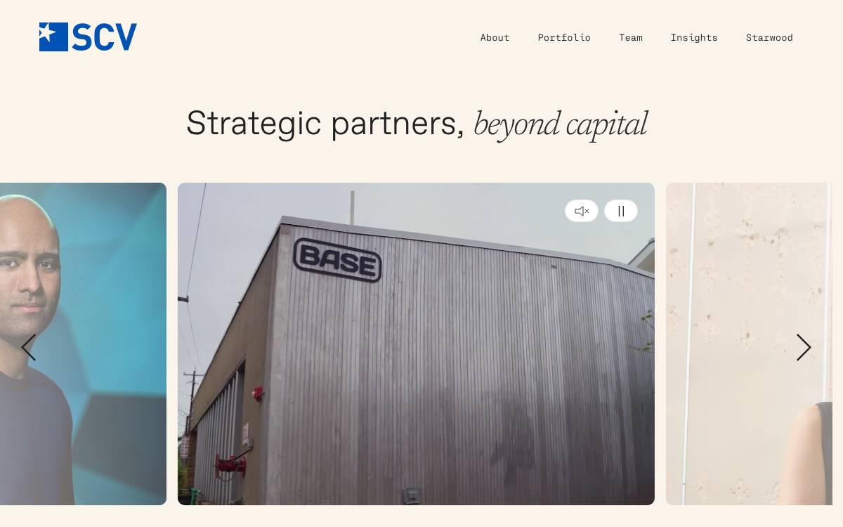 Starwood Capital Ventures website preview