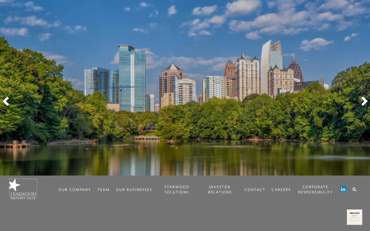 Starwood Property Trust website preview