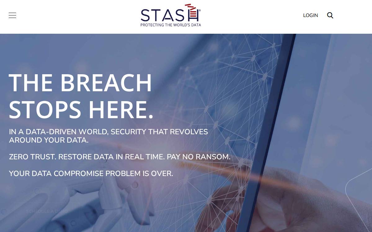 Stash website preview