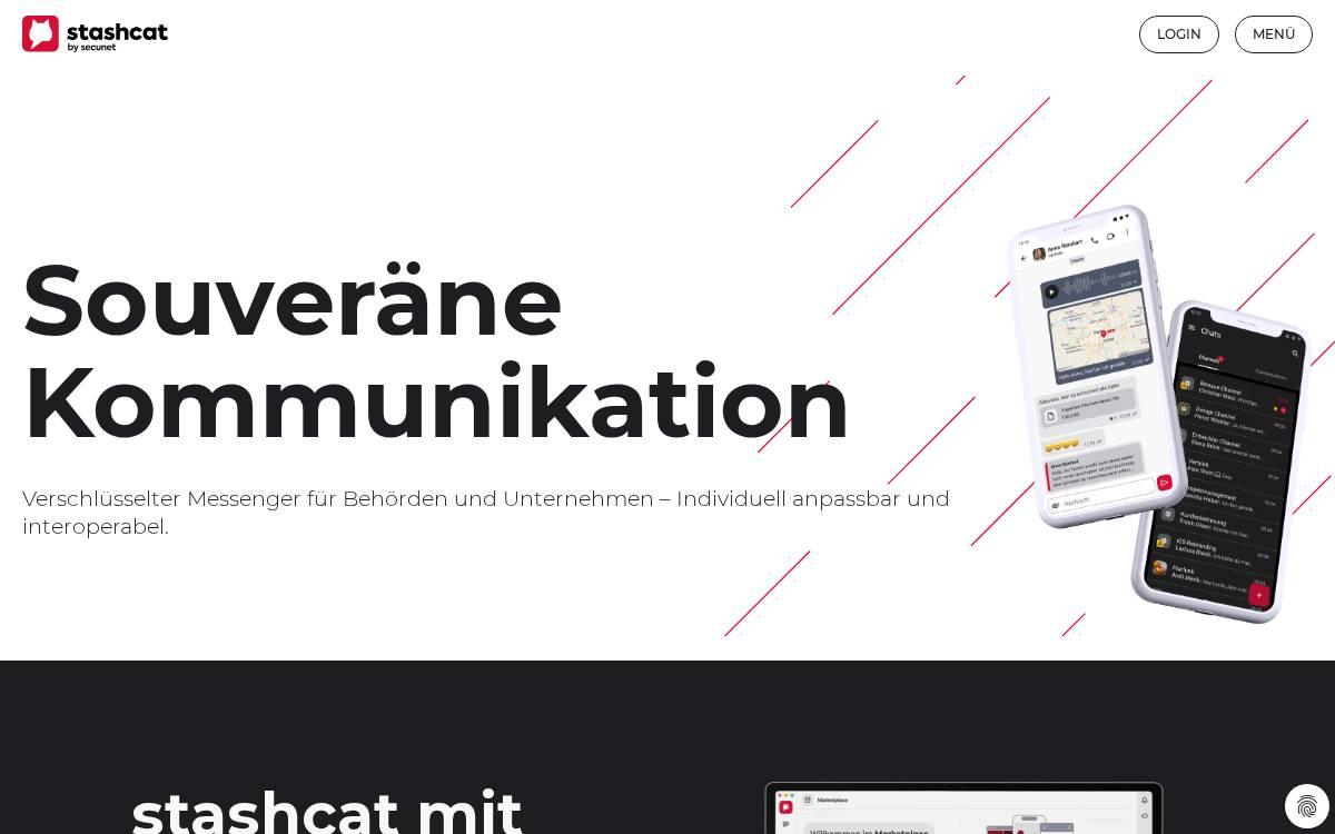 stashcat website preview