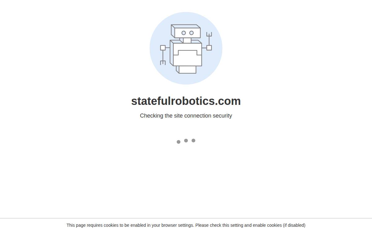 Stateful Robotics website preview