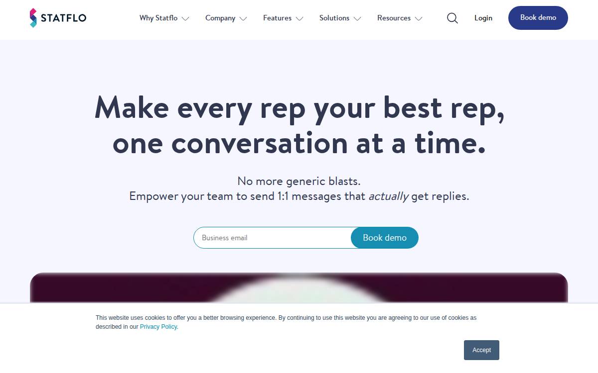 Statflo website preview