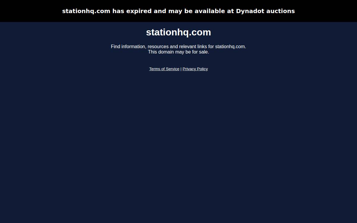 Station website preview
