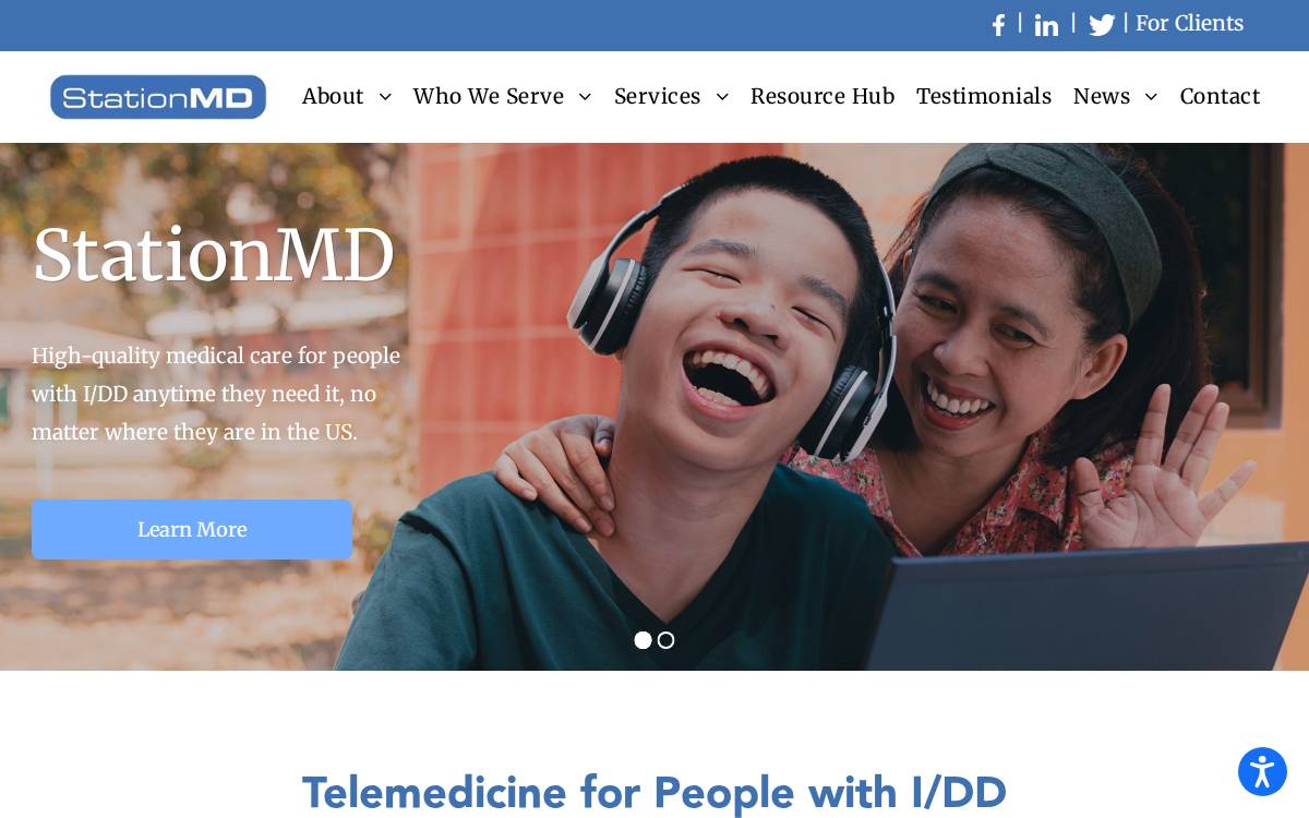 StationMD website preview