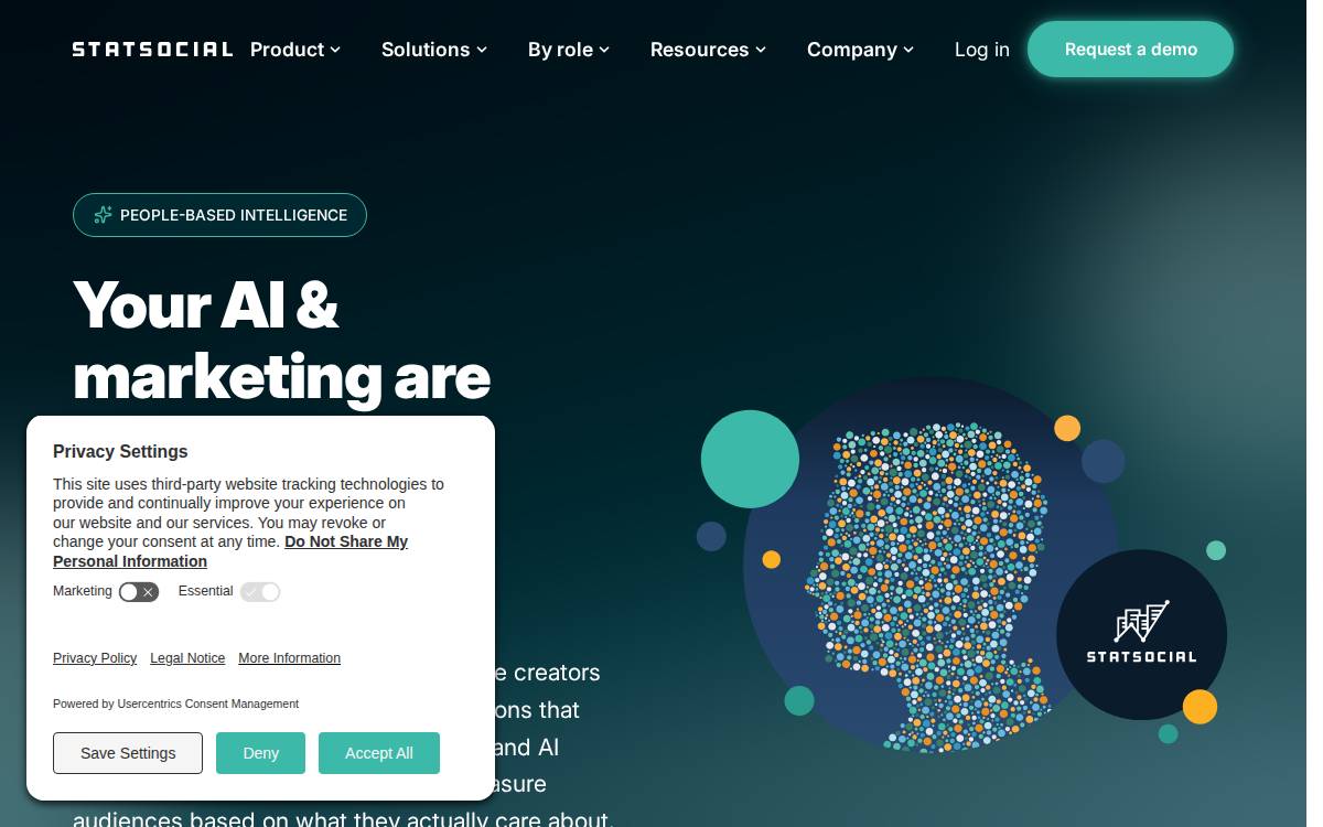 StatSocial website preview