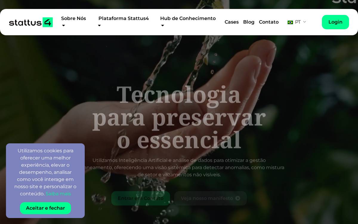 Stattus4 website preview