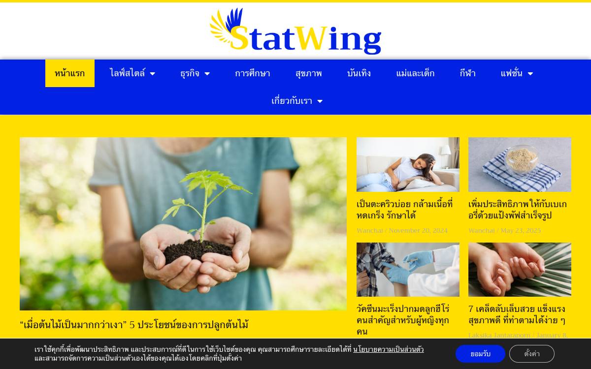 Statwing website preview