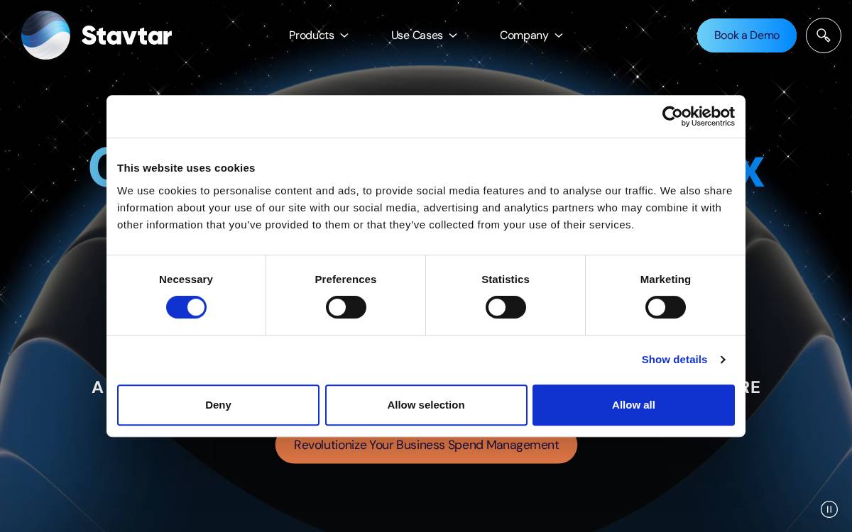 Stavtar Solutions website preview