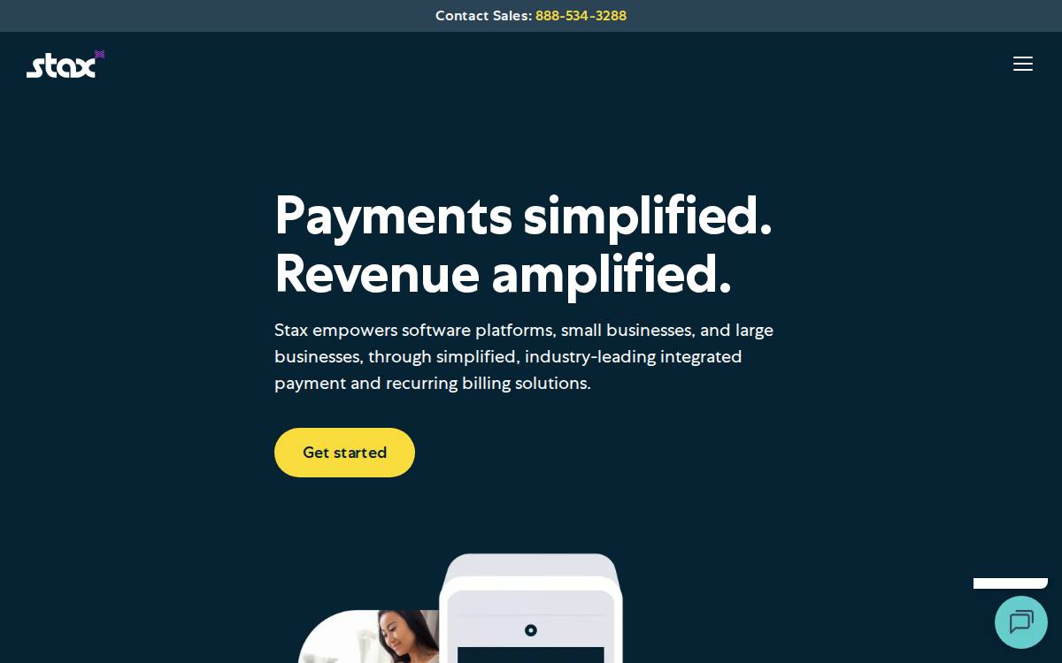 Staxpayments website preview