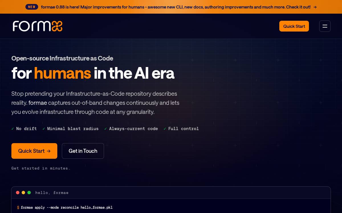 Stay tuned website preview
