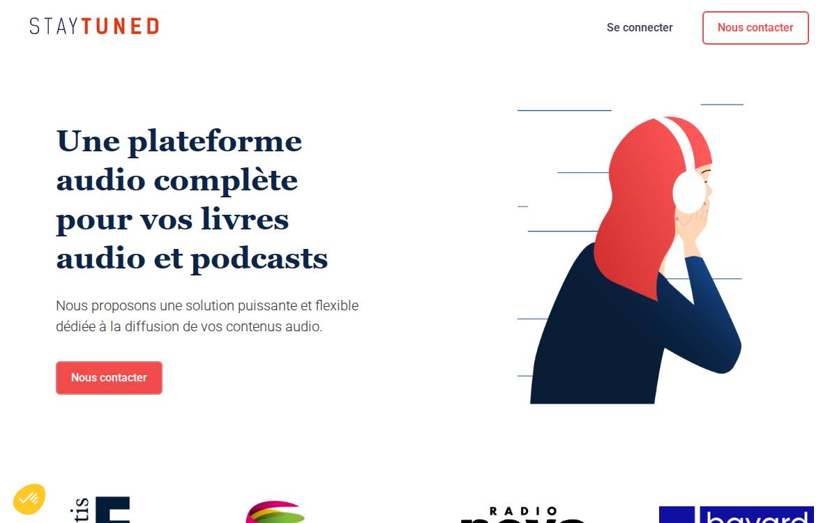 StayTuned website preview