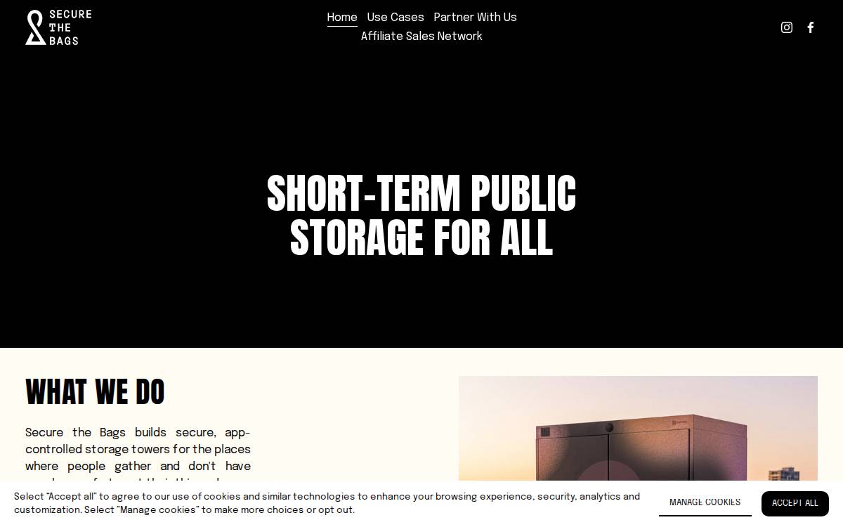 STB Technologies website preview