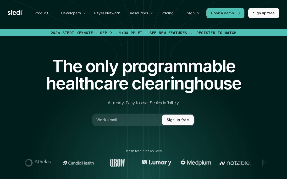 Stedi website preview