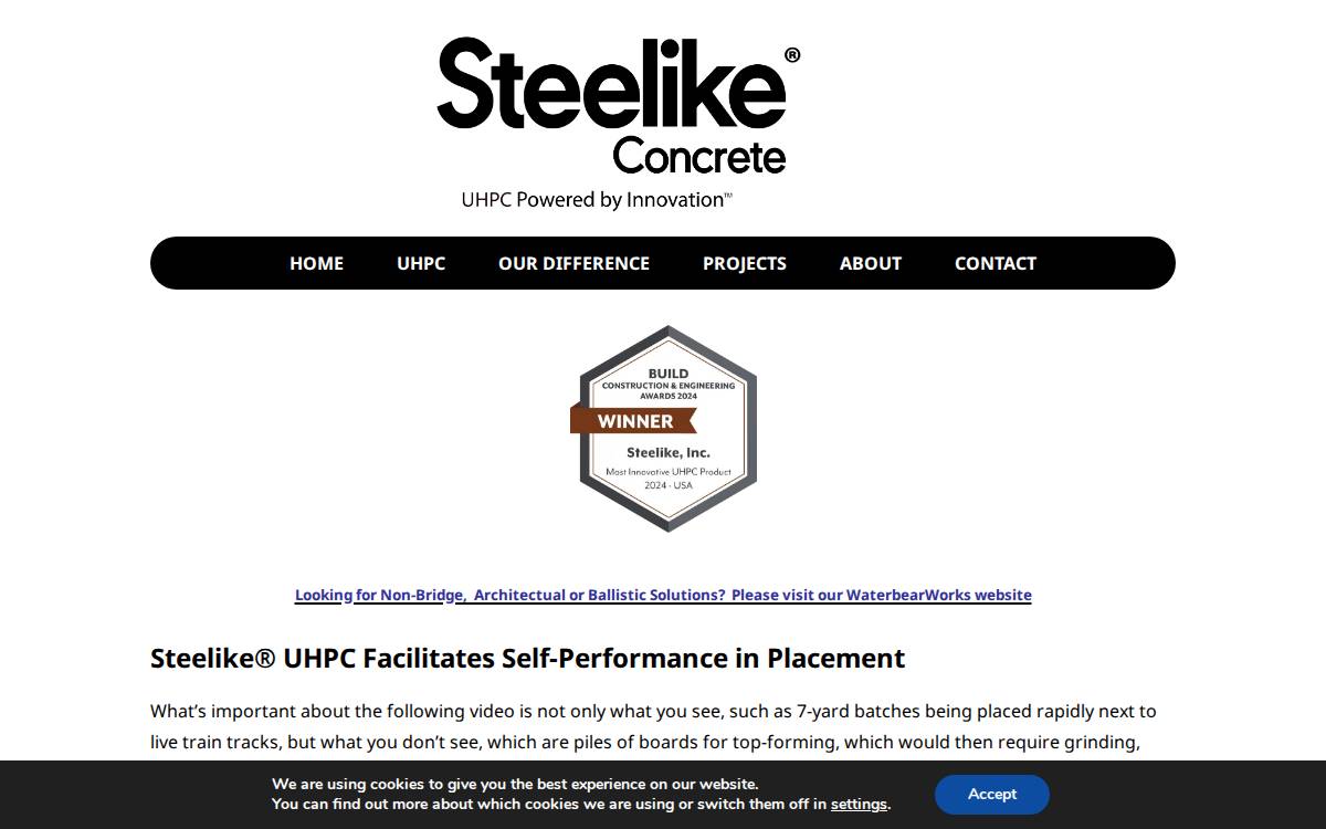 Steelike website preview