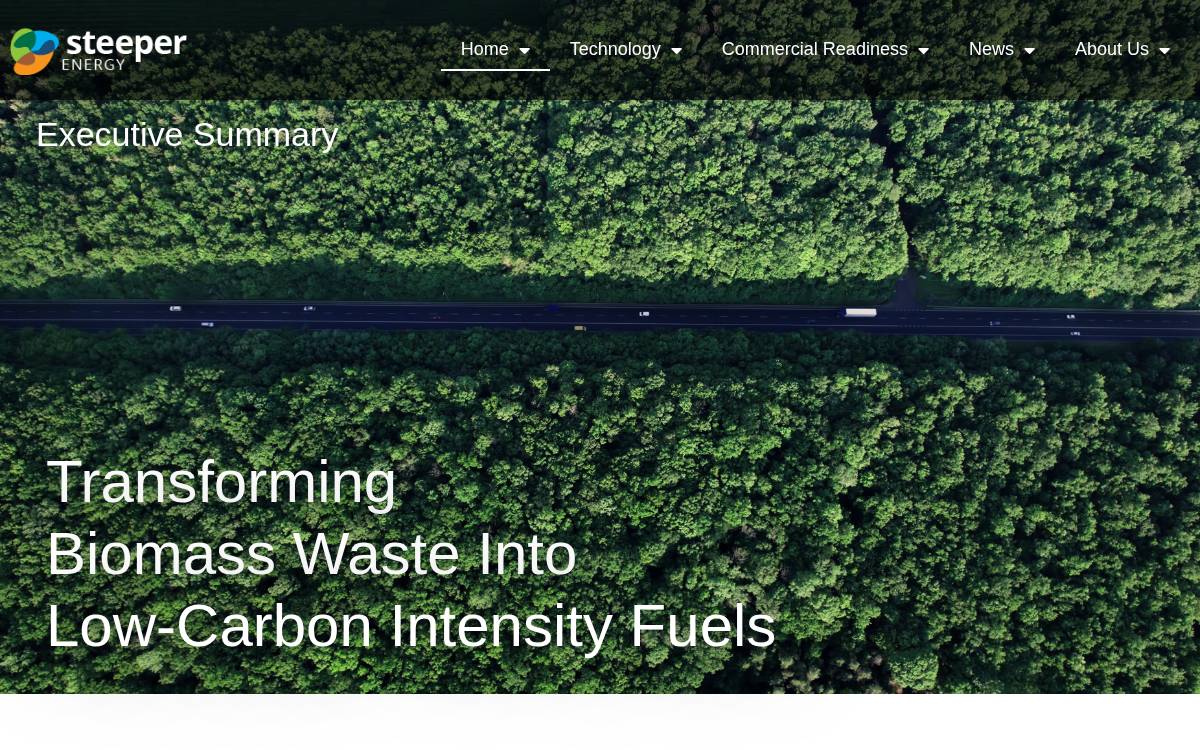 Steeper-Energy website preview