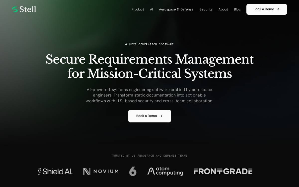 Stell website preview